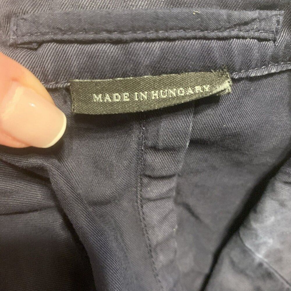 Prada Authentic Solid Midnight Blue Long Sleeve B… - image 5